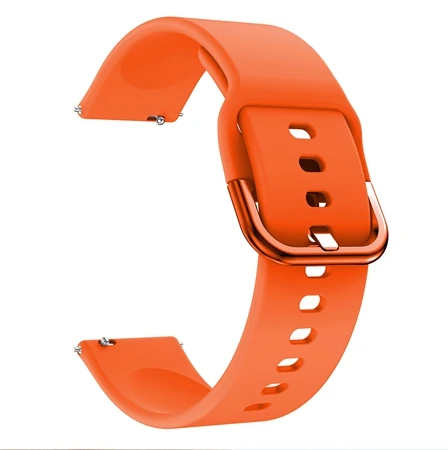 20 мм силиконовый спортивный ремешок для samsung Galaxy Watch 42 мм активный Смарт-часы ремешок - Цвет: Orange