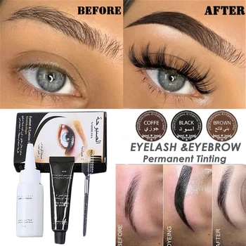

Fast Tint 15 minute Easy Dye Eyebrow Gel Professional Series Henna Eyelash Eyebrow Dye Tint Gel Eyelash Brown Tint Cream Kit