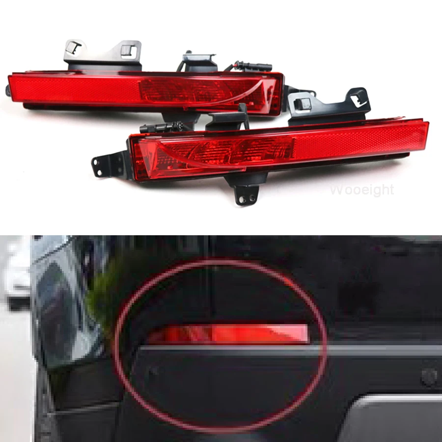 

Wooeight 1Pc Rear Bumper Reflector Warning Lamp Brake Light LR060911 LR060910 For Land Rover Discovery Sport 2015 2016 2017-2019