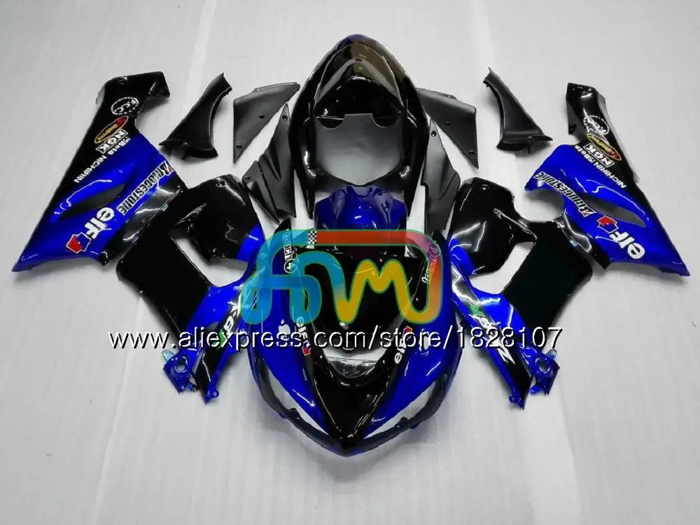 No. 5 Тюнинг-пакет для KAWASAKI черный белый ZX 6R 600CC 6 R ZX636 ZX-636 600 CC ZX-6R 11BS. 24 ZX600 ZX 636 ZX6R 05 06 2005 2006 обтекатели - Цвет: No. 5