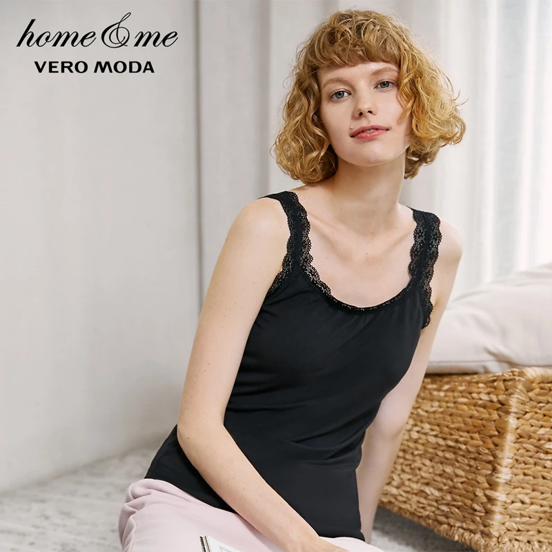 Vero Moda Новая женская кружевная бретелька на лямках с подушечкой на груди стрейч майка | 319403501