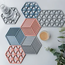 Нордический высокотемпературный ПВХ полый Чайный подстаканник Нескользящая подложка под столовые приборы, отделающий коврик подставка под тарелку Нескользящая изоляция анти-чаша для бланширования m