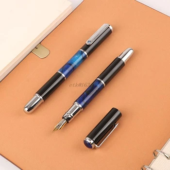 

Luxury Metal Ballpoint Fountain Pen Business Student Writing Calligraphy Office School Supplies 0.5mm