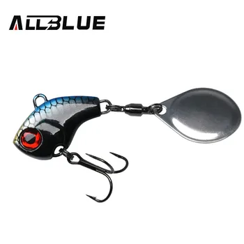 SPECIAL PRICE ❤️ ALLBLUE CYCLONE Tail Spinner Metal Vib Shad Casting Shore Jig Vibration Jigging Blade Spoon Fishing Lure Artificial Bait Tackle - discount item 28% OFF Sports & Entertainment