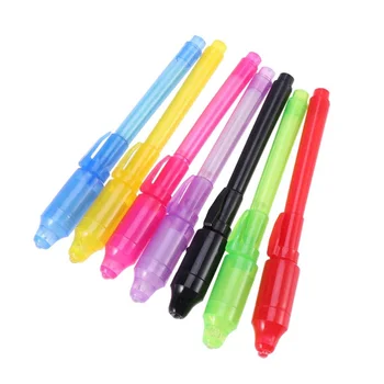 

20pcs/Pack UV Invisible Ink Pen Light Pen Big Light Pen Magic Pen (7 Color Mixed)