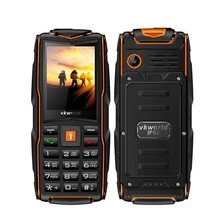 VKworld Neue Stein V3 Handy Wasserdichte IP68 2,4 zoll FM Radio 3 SIM Karte Led Taschenlampe GSM Russische Tastatur handys
