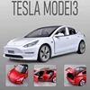 Новинка 1:32 Tesla модель 3, модель автомобиля из сплава, литой и игрушечный автомобиль, игрушечные автомобили, бесплатная доставка, детские игру... ► Фото 3/6