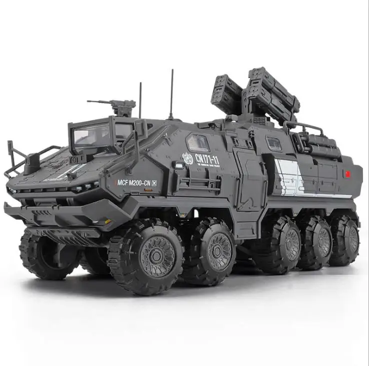1:50 Military transport vehicle Wandering Earth alloy car