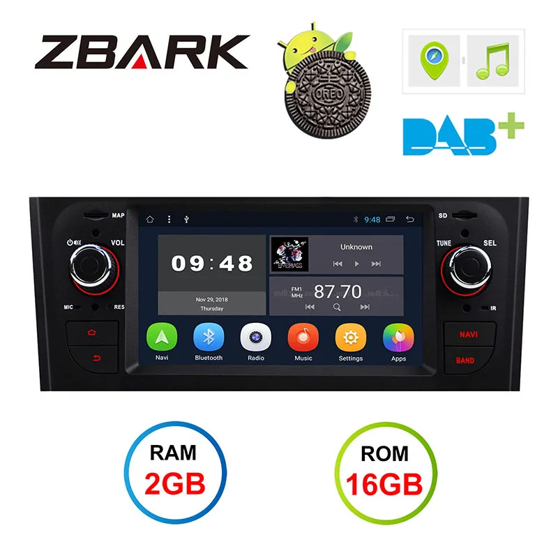 

6.1 inch Touch Screen Car Stereo RAM 2GB GPS Android 1din for FIAT Grande Punto 199/310 2005-2009 Linea 323 2007-2011 YHTPD3L2