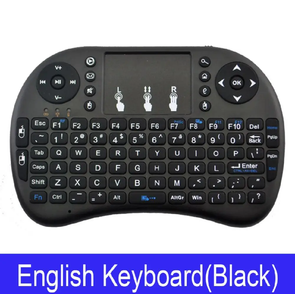 

TWISTER.CK Wireless Keyboard Mini 2.4Ghz Wireless Mini Keyboard with Touchpad for PC Android Smart TV BOX KY