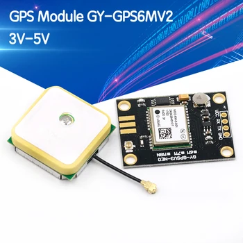 

NEO-6M GPS Module GY-GPS6MV2 NEO6MV2 Buit-in EEPROM APM2.5 Antenna RS232 TTL Board for Arduino Flight Control 3V-5V Good