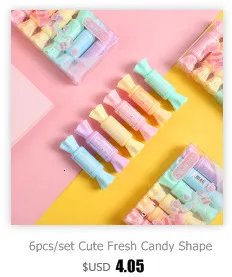 Cute Transparent Mini Loose-leaf Notebook Creative Portable Pocket Hand Book 3 Ring Binder Kawaii School Supplies Stationery