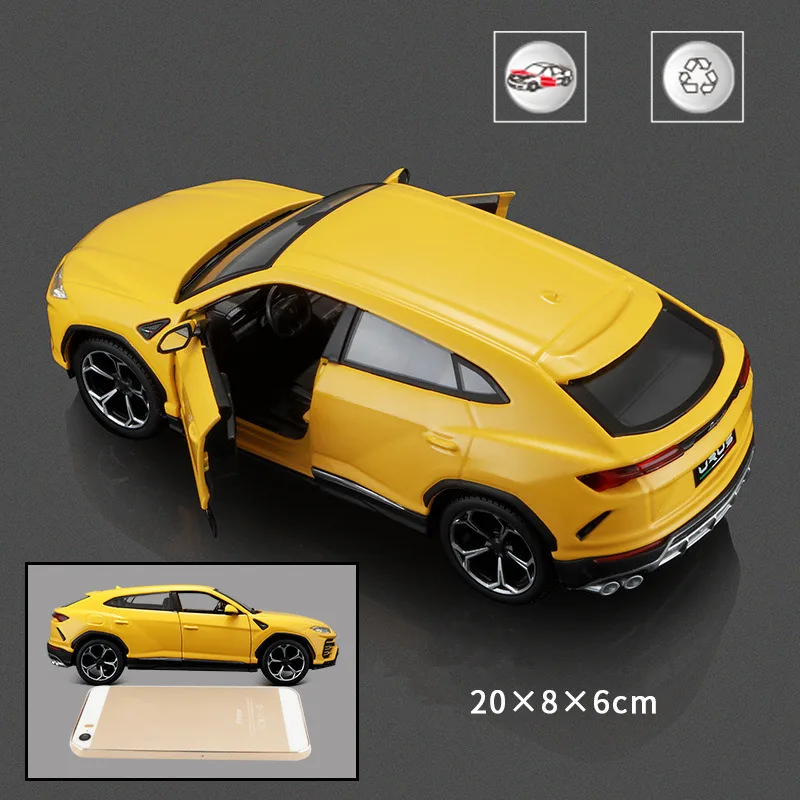 Maisto 1:24 Lamborghini Bison URUS SUV, сплав, гоночный автомобиль-трансформер, модель автомобиля, моделирование, украшение автомобиля, коллекция, Подарочная игрушка