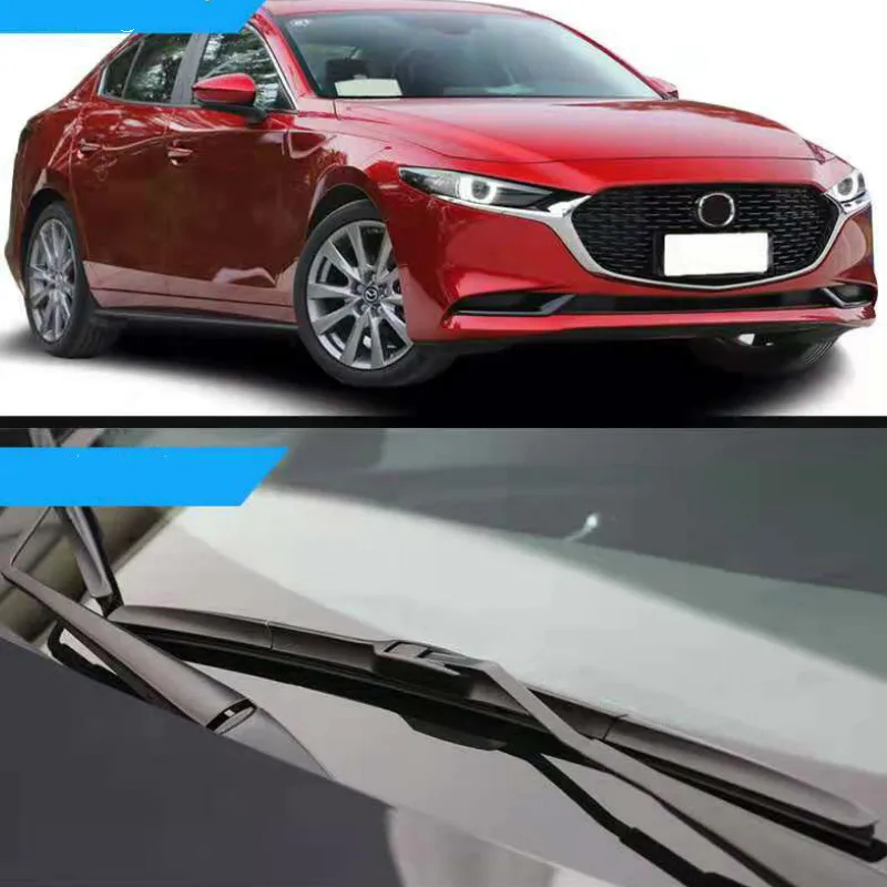 

Front Windshield Windscreen Wiper Blades For Mazda 3 Axela BM BN 2014 2015 2016 2017 2018 LHD 24"+18"