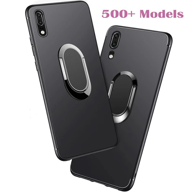 Soft Case for Xiaomi Mi 11 11X Pro 11i Poco F1 F2 M2 Pro X2 C3 X3 NFC M3 F3 Case Ring Holder Shockproof Car Magnetic Phone Cover