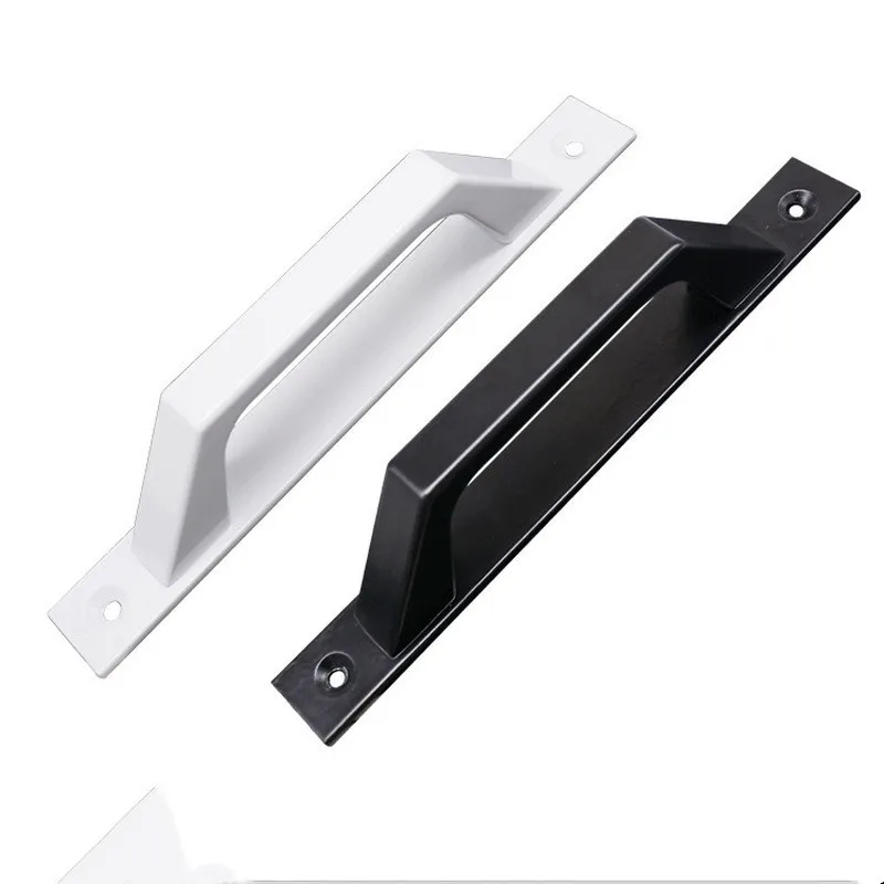 

Aluminum Alloy Sliding Door Handle Modern Kitchen Cabinet Bedroom Drawer Door Window American Pulls Black White Long Handles