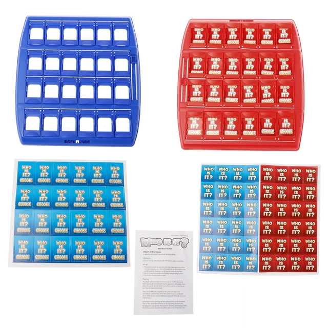 Who Is It Classic Board Game Funny Family Guessing Games Kids Children Toy Gift Y4UD 5