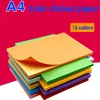 50 Sheets / Bag 80g A4 Cowhide Stickers Color Label Paper Laser Inkjet Printing Kindergarten Students Children Pattern DIY Paper ► Photo 1/6