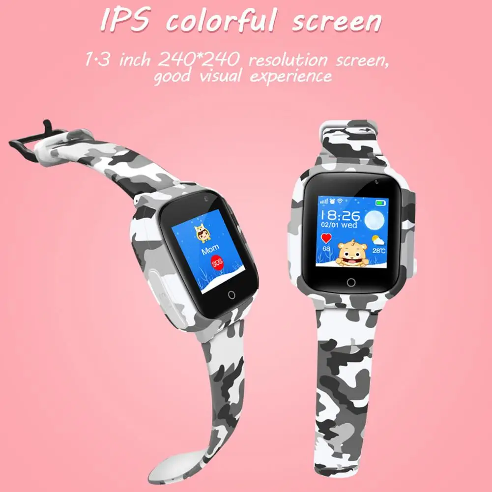Смарт-часы Дети gps WiFi 600 мАч батарея Детские умные часы IP67 водонепроницаемый SOS для детей Поддержка взять видео подарок для мальчиков девочек