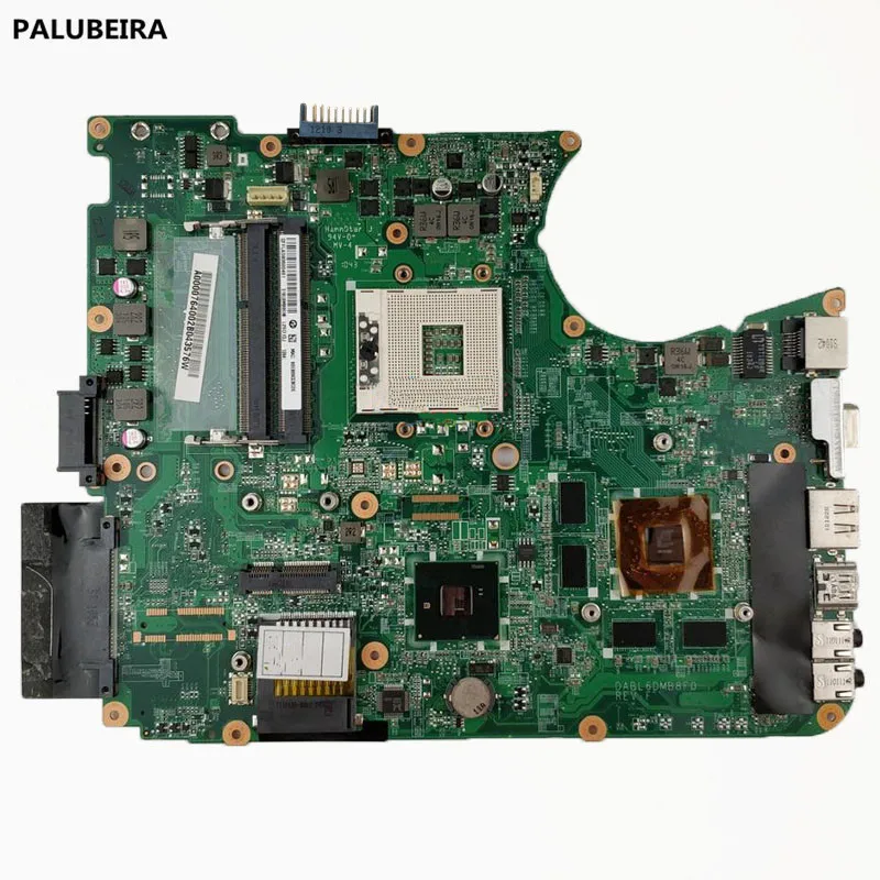 PALUBEIRA A000076400 DABL6DMB8F0 HM55 с чипами видеокарты для Toshiba Satellite L650 L655 ноутбук Laptop персональный компьютер материнская плата Ma
