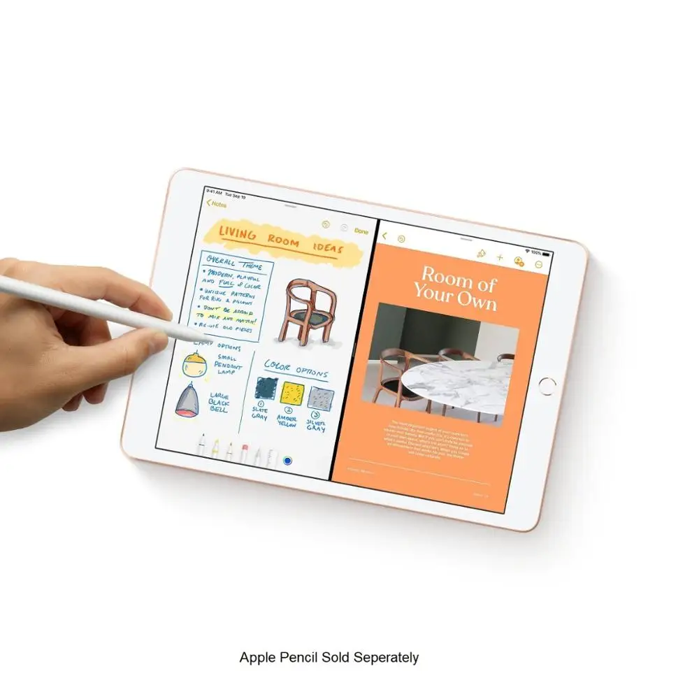 Новый оригинальный Apple iPad 2019 7 го поколения дисплей Retina 10 2 дюйма с поддержкой Pencil и
