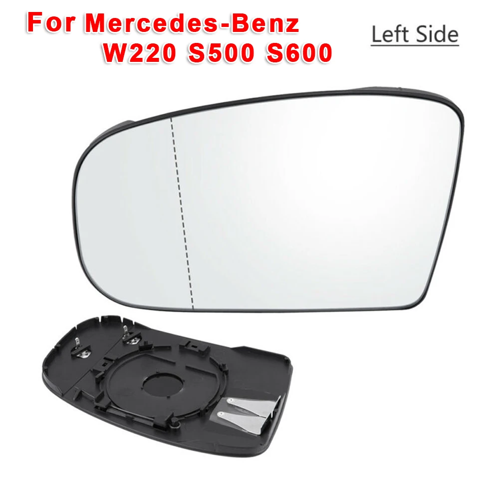 Car Left Driver Side Wing Rearview Mirror Glass For Mercedes Benz W220