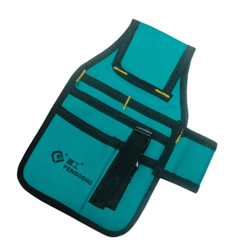 

Hardware Toolkit Machinist Waist Bag Waterproof Oxford Cloth Multi Organize Pockets Storage Pouch No Belt Electrician Worker