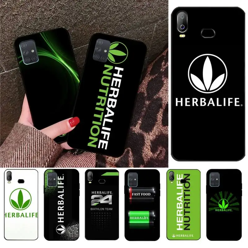 HPCHCJHM черный и зеленый Herbalife фото на заказ мягкий чехол для телефона Samsung A10 A20 A30 A40