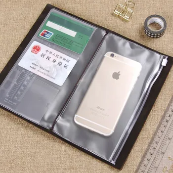 

A5 Standard Passport Spiral Notebook PVC Pouch Name Card Holder Case Diary DIY Accessory Travel Journal Folios Notebook