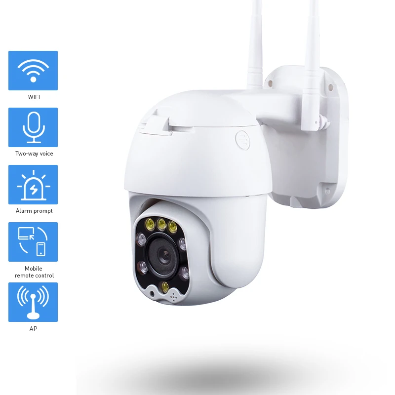 Беспроводная ip-камера для улицы Wi-Fi ночное видение автоматическое слежение Ptz Ip