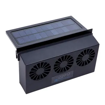 

Air Vent Window Radiator Deodorate Summer Auto Car Cooling Fan Universal Ventilation ABS Accessories Solar Powered Exhaust