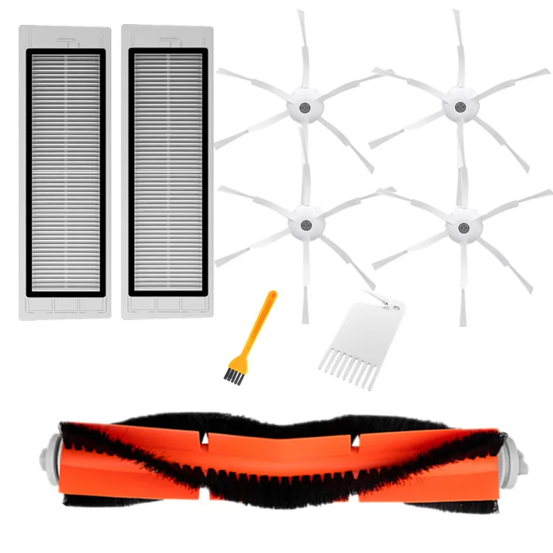 

9Pcs Main Side Brush Hepa Filter Cleaning Tool Replacements for Xiaomi Roborock Xiaowa Vacuum Cleaner