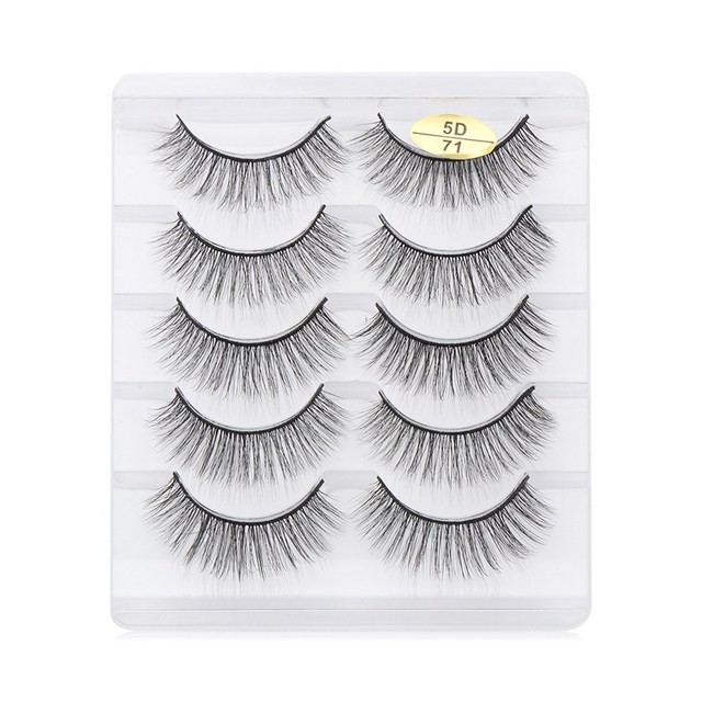 3D/5D/6D Faux Mink Hair False Eyelashes Long Full Volume Fluffy Wispies Lashes Handmade Eyelashes Extension Tools
