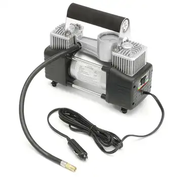 

Hot Portable DC 12V 140PSI Auto Tire Inflator Pumps Car Air Pump Auto Compressor Heavy- Tyre 30Amp Set