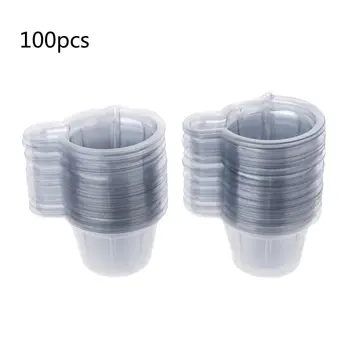 

100Pcs 40ML Plastic Disposable Cups Dispenser For DIY Epoxy Resin Jewelry Making