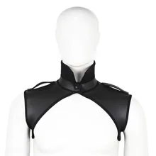 Сексуальный мужской гей-Фетиш, неопреновые топы, черный жилет, без рукавов, нагрудный ремень, Экзотическая одежда для мужчин, мышцы, раб, боди, ограничители, клубная одежда