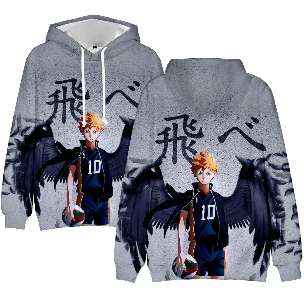 

Creative Young Manga Haikyuu Hoodies Sweatshirt Novelty Clothing Fashion Hooded Casual Autumn Winter Boy Girl Oversize