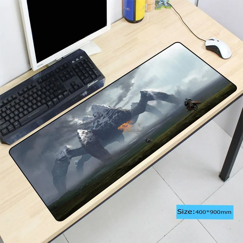 900x400X3mm lock edge table gaming mouse pad non-slip laptop mousepads desk notebook office mouse m
