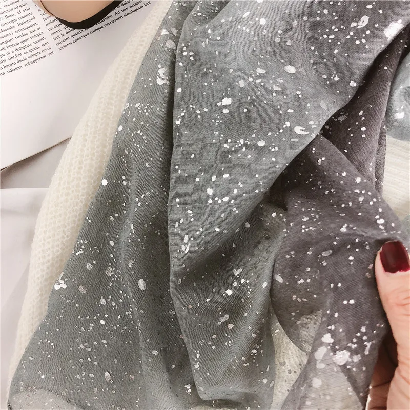 2022 Spain Fashion Ombre Glitter Viscose Shawl Scarf Women Bling Bling Shimmer Pashmina Stole Wrap Snood Muslim Hijab 180*90Cm 2022 spain fashion green big floral fringe viscose shawl scarf lady print soft wrap pashmina stole bufanda muslim hijab 180 90cm