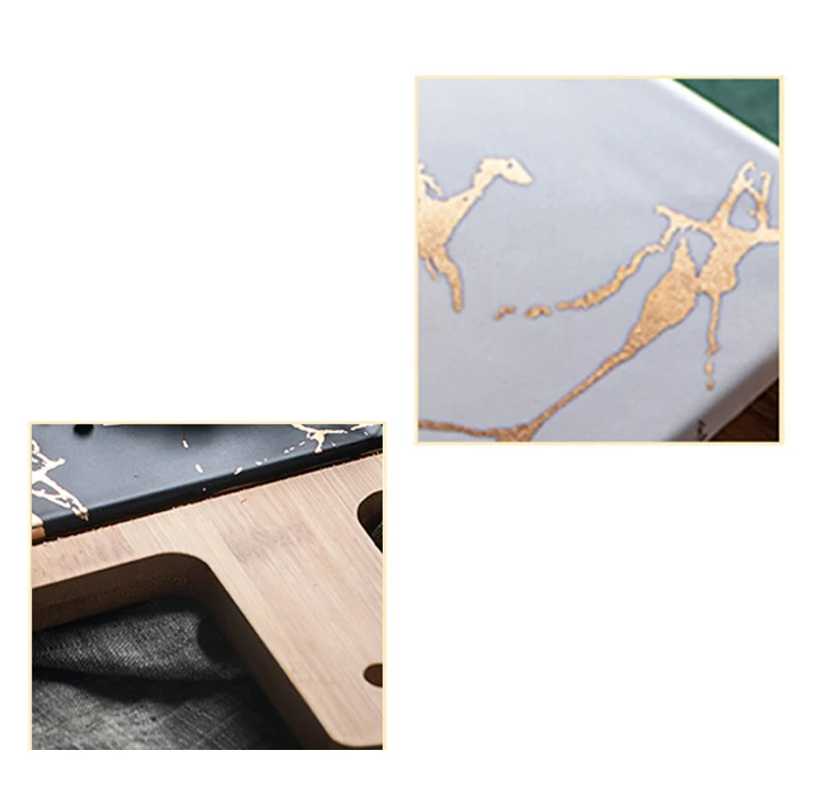 1 шт. бамбуковая мраморная тарелка, поднос для сыра с ручкой, европейские столовые приборы, поднос для стейка, кухонные инструменты