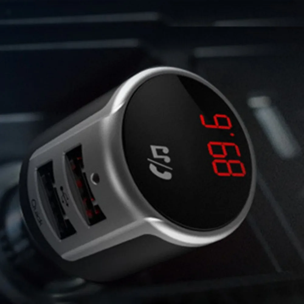 Bc33 автомобильный беспроводной Mp3 музыкальный плеер Автомобильный fm-передатчик телефон Hands-Free Быстрая зарядка Автомобильный Mp3 музыкальный плеер