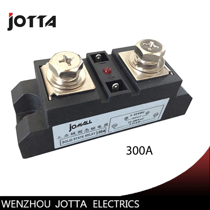 

300A Industrial SSR Solid State Relay 300A Input 4-32VDC Output 24-680VAC