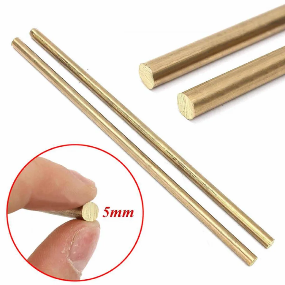 Barra Tonda In Ottone Per Fai Da Te – Asta Per Manici Coltelli E Modellismo (Diametro A Scelta)