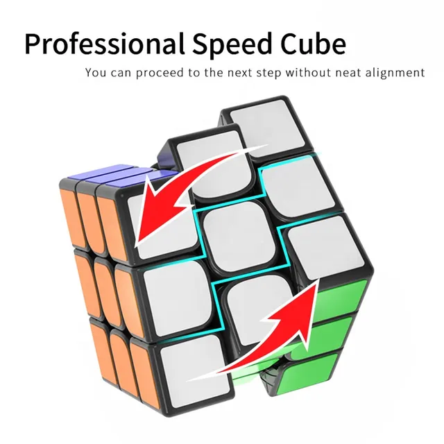 YJ Yulong V2 M 3x3 Black and Stickerless Speed Cube Yongjun Yulong 2M Magnetic Magic Cube Puzzle Cubo Magico For Children Kids 3