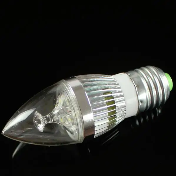 Dimmable 3W 4W 5W E14 E27 высокомощный Светодиодный прожектор для свечей лампы для люстры светодиодный светильник