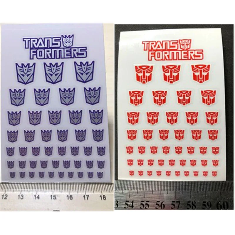 Transformers G1 Autobots Decepticons Logo Sign Symbol Sticker Decal Custom 7*7cm 