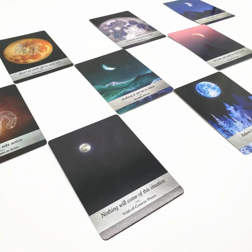 44 Cards Set Moonology Oracle Cards Magical Tarot Cards Party Entertainment Desk Game Cards