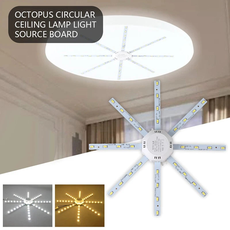 Ceiling Light Source 12W 16W 20W 24W LED Ceiling Lamp Octopus Module Light Board 220V Led Bulb Easy to Install Ceiling light new