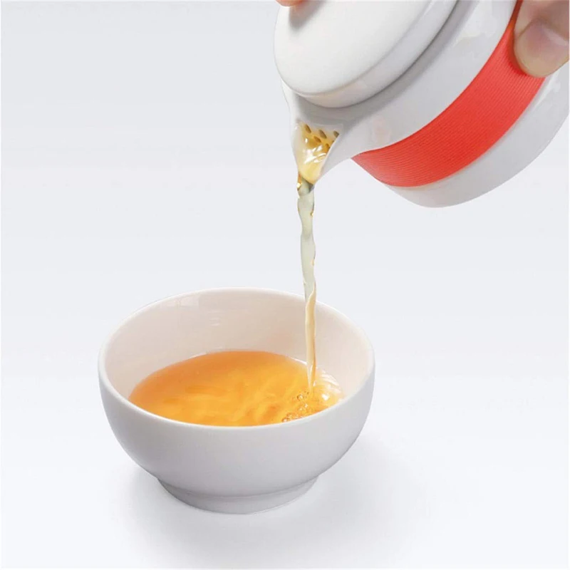

Multi-function Travel Tea Set High Temperature Bone Jade Porcelain Travel Tea Set FP8