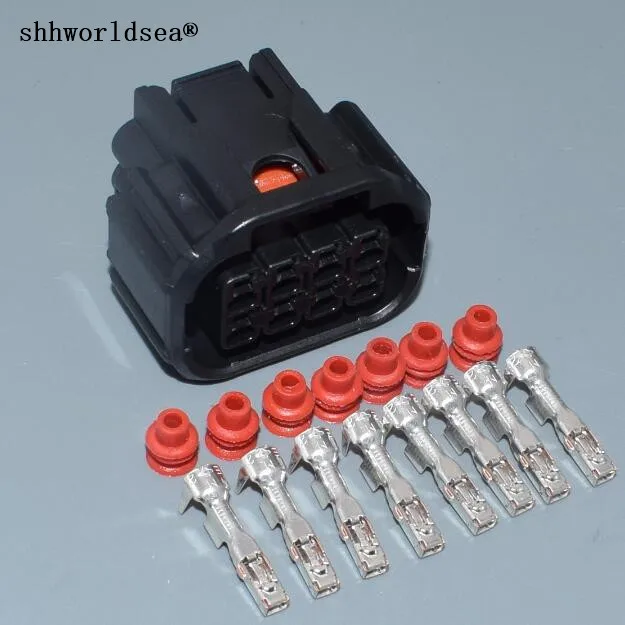 

worldgolden 2.0mm 8 Pin Female Waterproof Connector LED Headlight Speaker Plug 6189-7423 For Honda Civic Odyssey XRV VEZEL